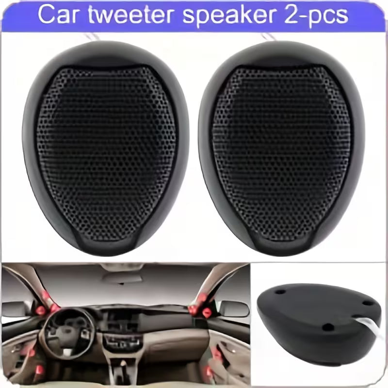 2pcs Universal 1000W TW-106 High Efficiency Mini Dome Speakers for Car Audio System