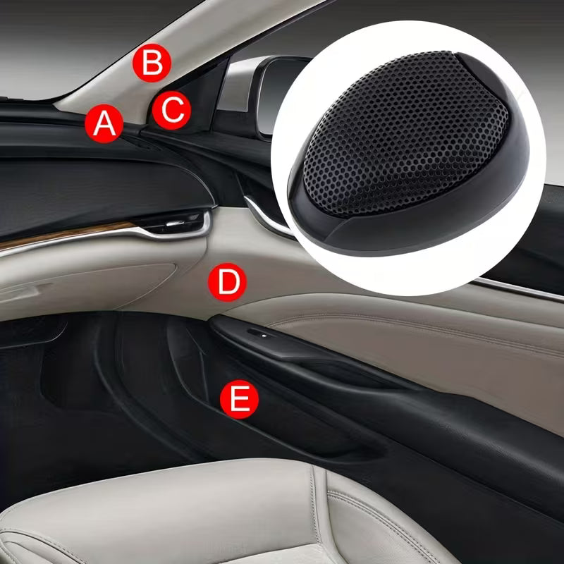 2pcs Universal 1000W TW-106 High Efficiency Mini Dome Speakers for Car Audio System
