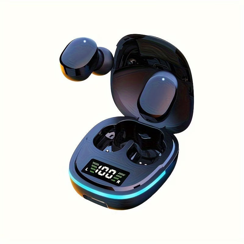 Wireless Earbuds with Touch Control & LED Screen for Ios & Android