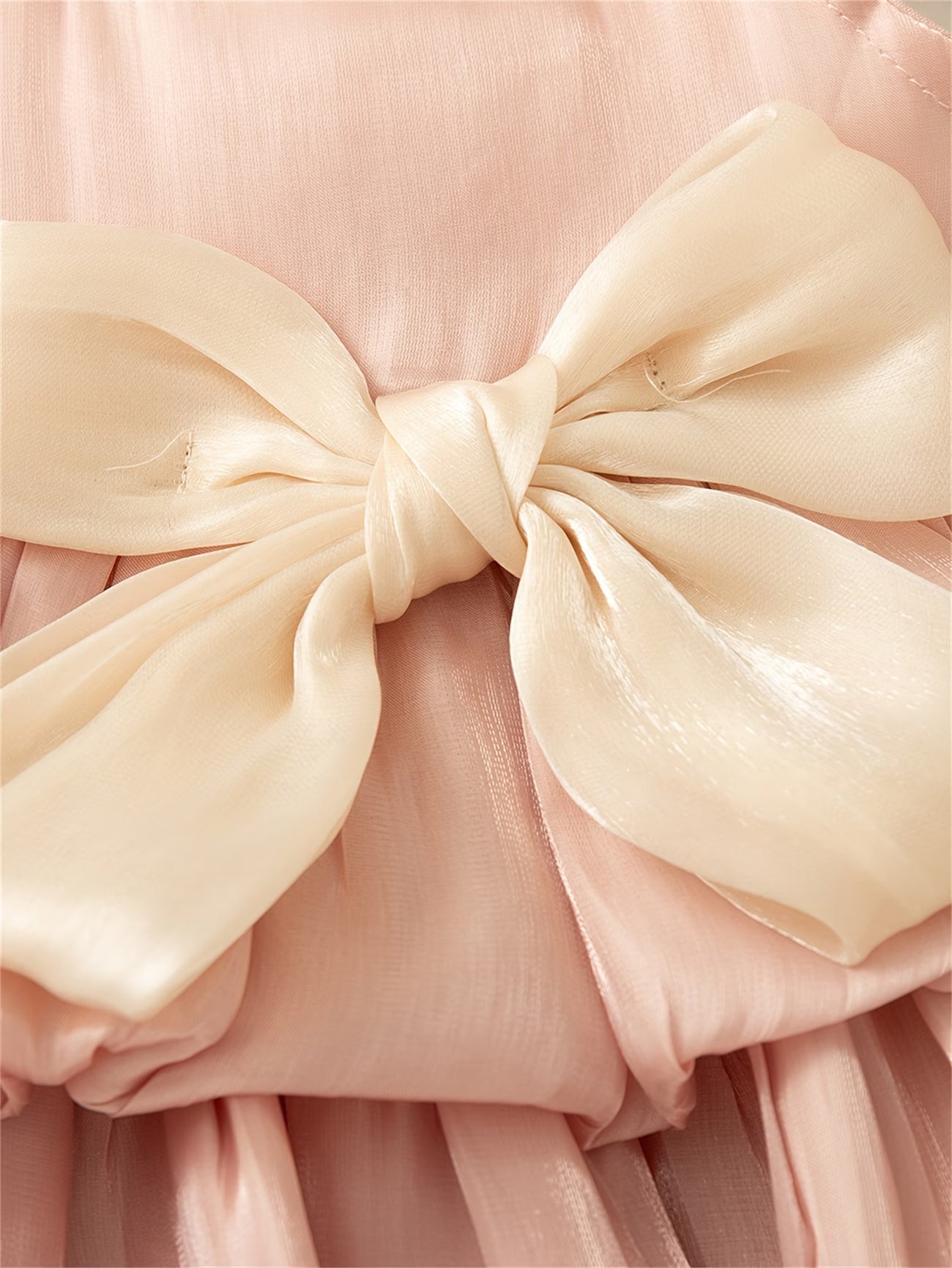 Summer Dress for Baby Girls Featuring a Bow, Perfect for little Princesses