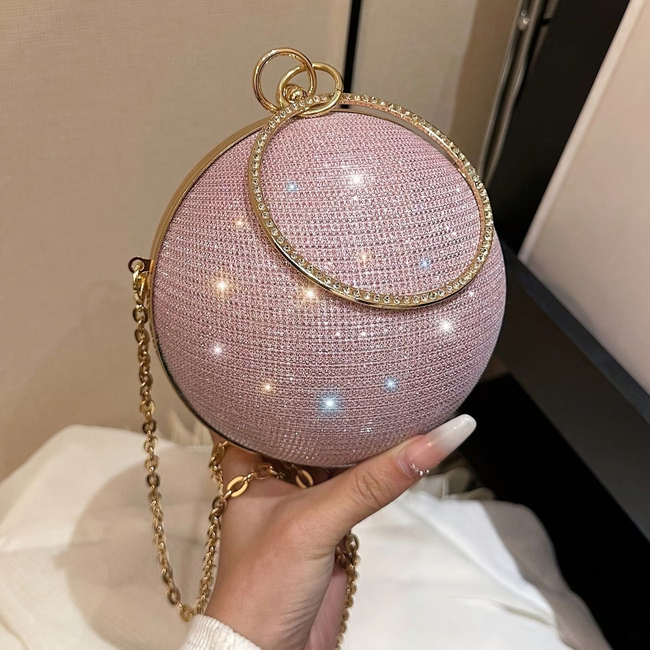Elegant Spherical Women's Handbag