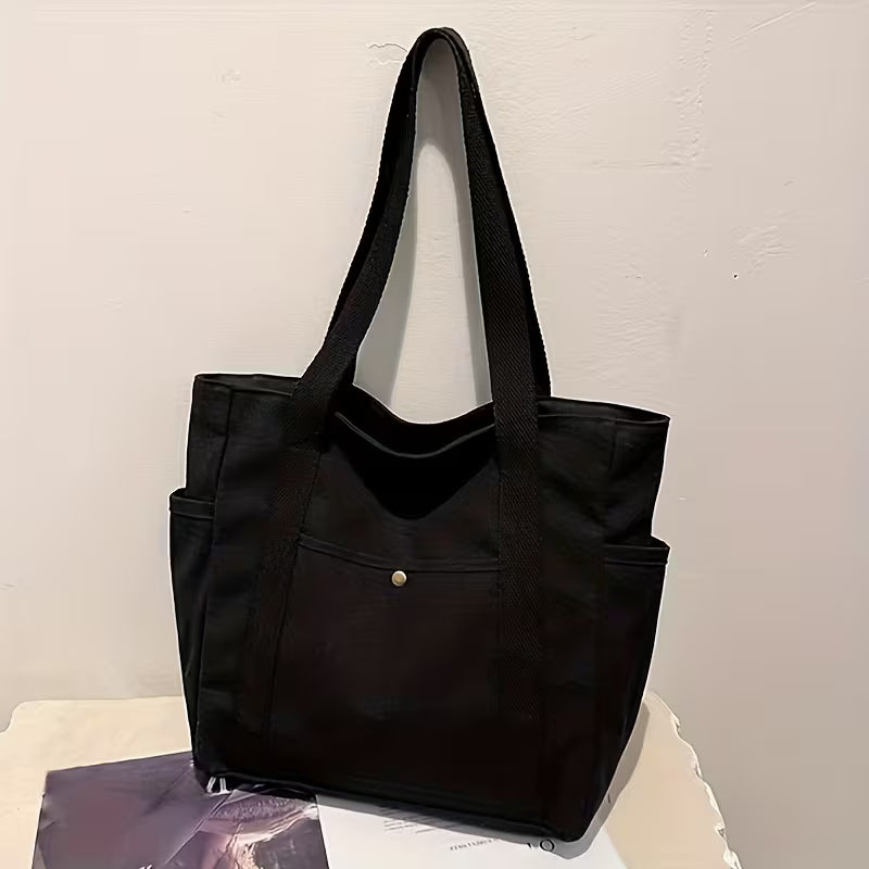 Back-to-School 2026 New Model Student Shoulder Bag, Women's Shoulder Bag, Large Capacity Tote Bag, Commuter Tote Bag for Work, College Style Student School Shoulder Bag, JGVG Brand