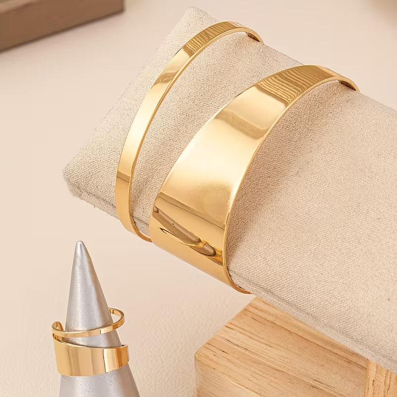 2 Piece Alloy Womens Jewelry Set