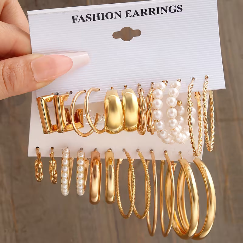 Stylish Elegant Assortment of Earrings, Necklaces, Rings, and Bracelets for Women - Versatile Casual Attire