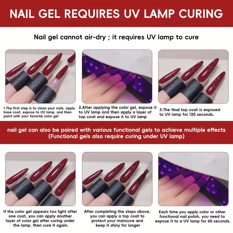 Glow in The Dark Gel Nail Polish Luminous Top Coat for Home Manicure