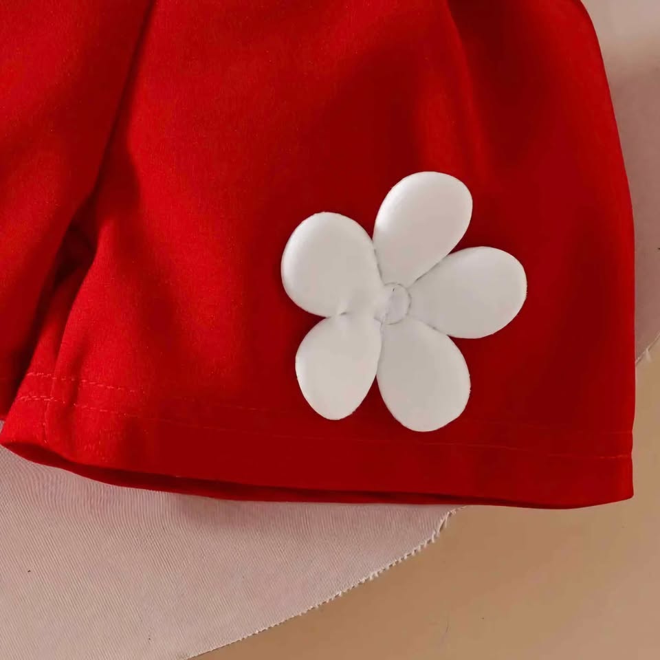 ' Little Red Heart' outfit for little girls