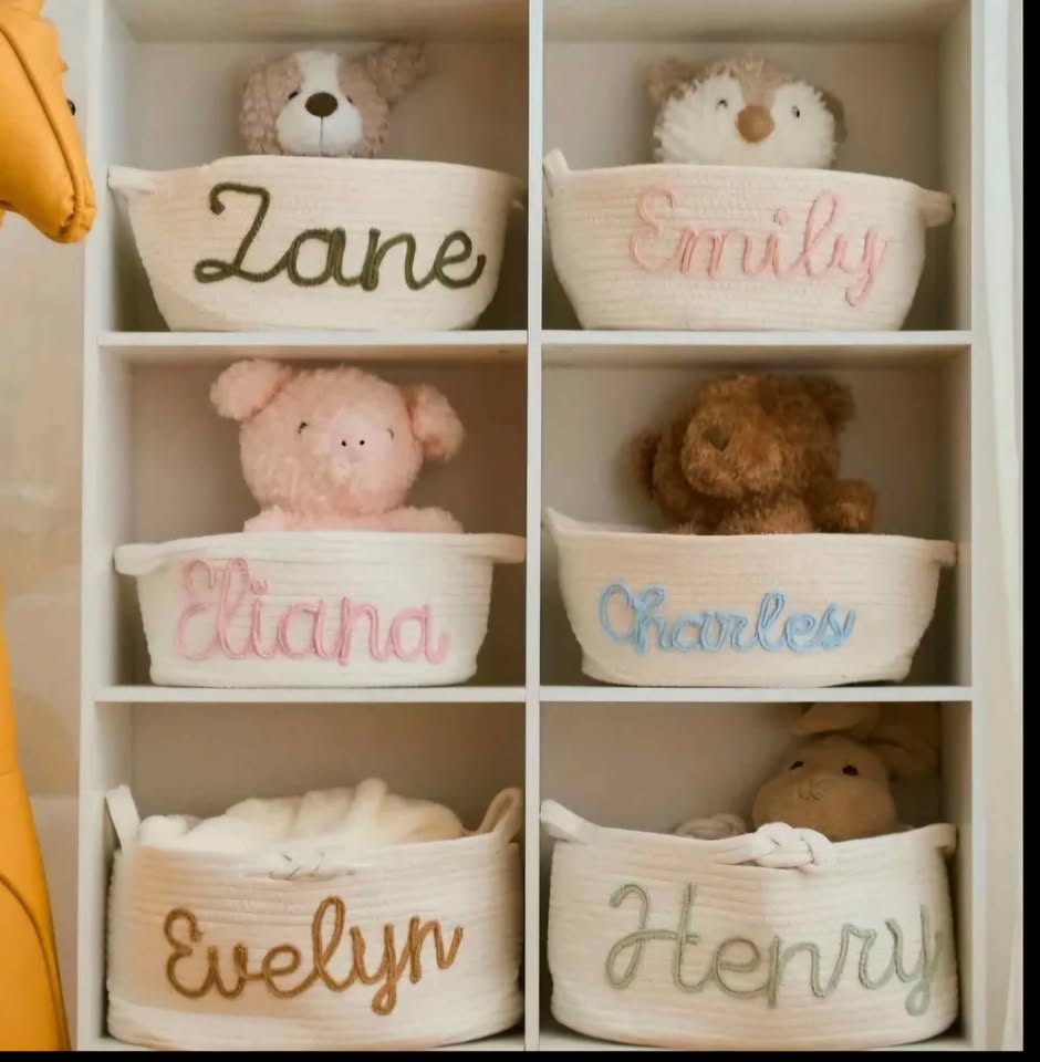 Personalised Baby basket