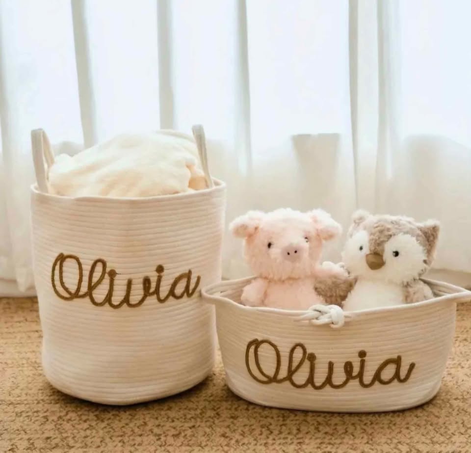 Personalised Baby basket