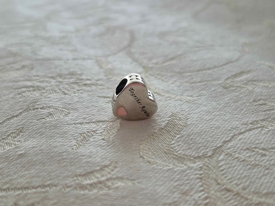 PANDORA Charm TOGETHER AGAIN HEART CHARM Silver 925