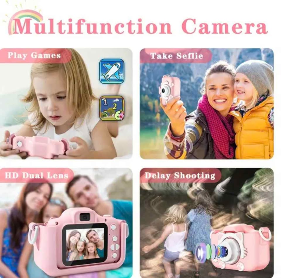 NEW IN BOX! Toddlers Camera HD Digital Image Video Cameras For Boys & Girls