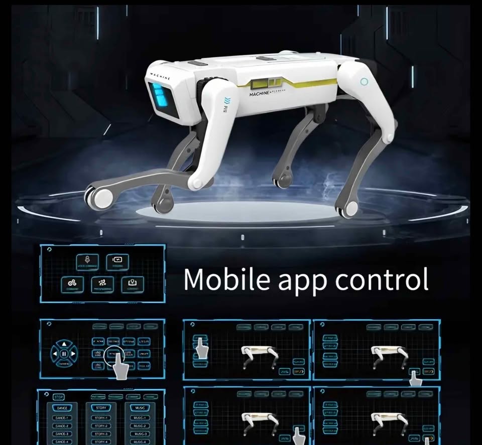 Dynamic AI Dog Voice command Robot