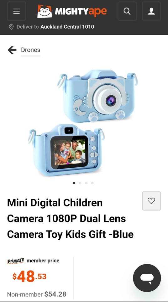 NEW IN BOX! Toddlers Camera HD Digital Image Video Cameras For Boys & Girls