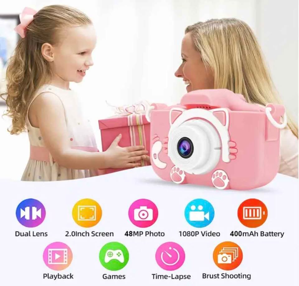 NEW IN BOX! Toddlers Camera HD Digital Image Video Cameras For Boys & Girls