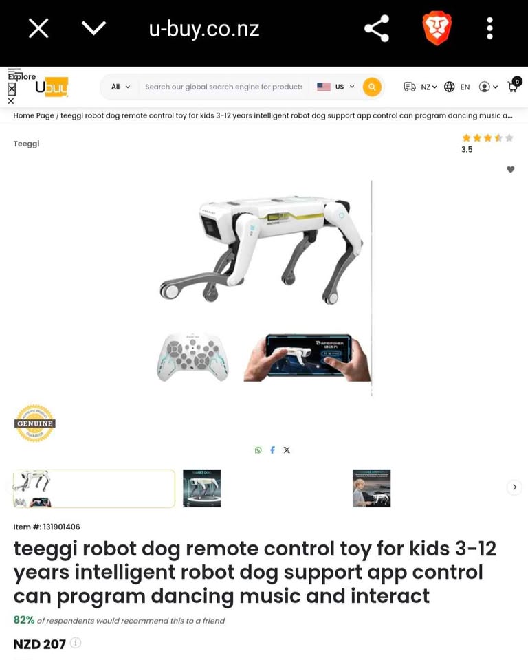 Dynamic AI Dog Voice command Robot