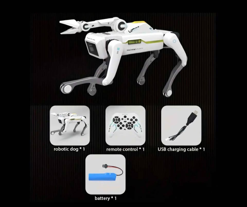 Dynamic AI Dog Voice command Robot