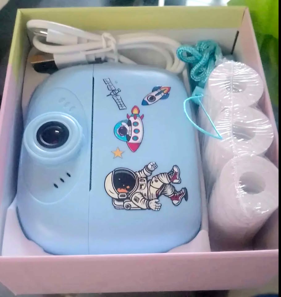 My First Camera Kids Instant Camera Instant Print Dual Lens WiFi Kids Camera with 32GB SD