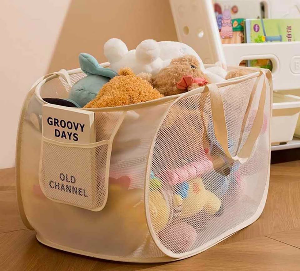New Large Capacity Durable Collapsible Sturdy Storage Organizer 60x34x34cm