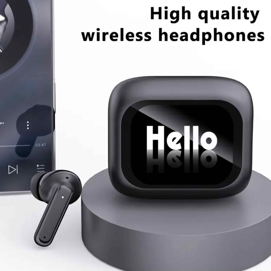 New Touch Screen true Wireless noise cancelling Earphones