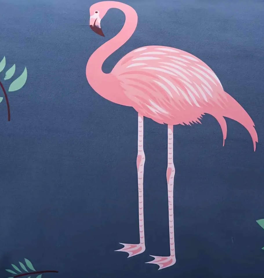 FLAMINGO PARADISE 3 piece Quilt Duvet Cover Set