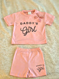 Daddy's Girl Summer Outfit 2 piece up to 3 Years Old