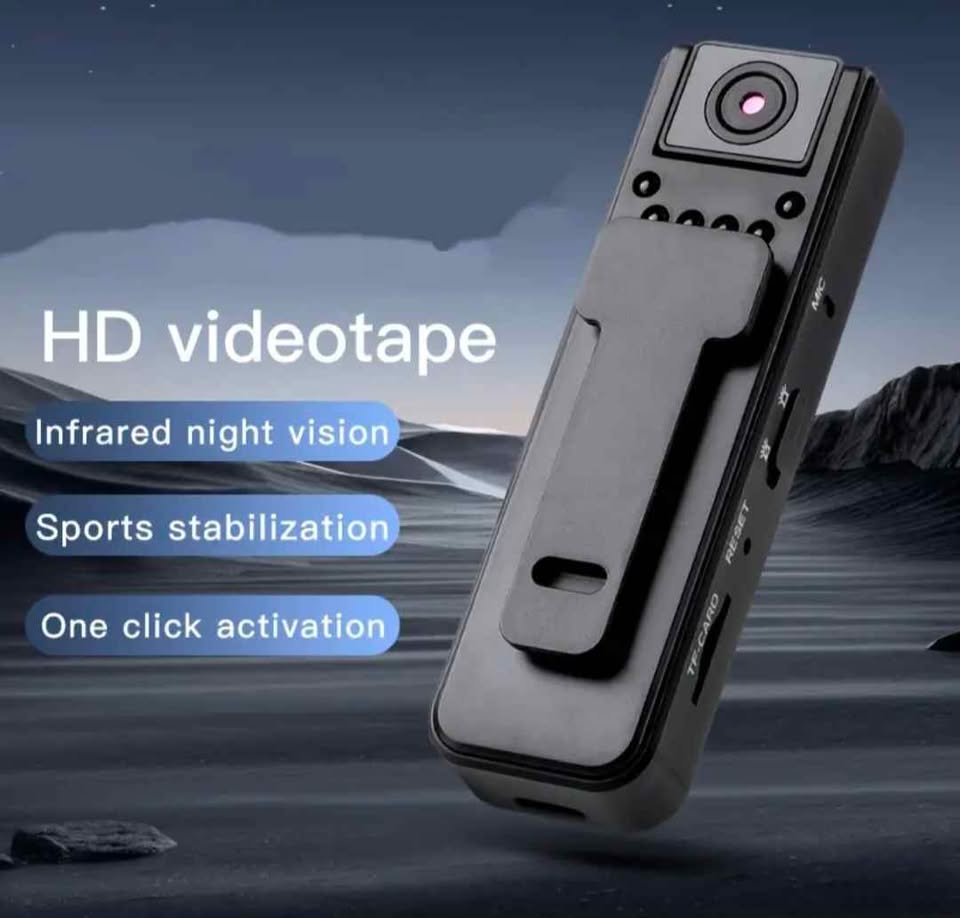 Wearable Body Camera with Audio and Night Vision