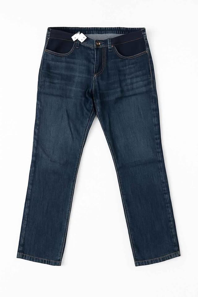 New with tag Navy Blue Maternity Side Panel Straight Jeans (New beginnings)