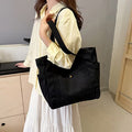 Back-to-School 2026 New Model Student Shoulder Bag, Women's Shoulder Bag, Large Capacity Tote Bag, Commuter Tote Bag for Work, College Style Student School Shoulder Bag, JGVG Brand