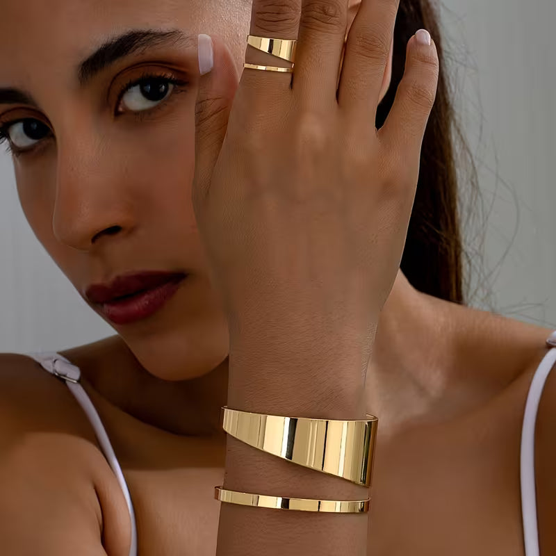 2 Piece Alloy Womens Jewelry Set