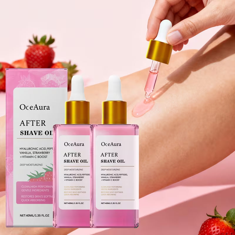 Two Set Berry-Scented Post-Shaving Hydration Oil