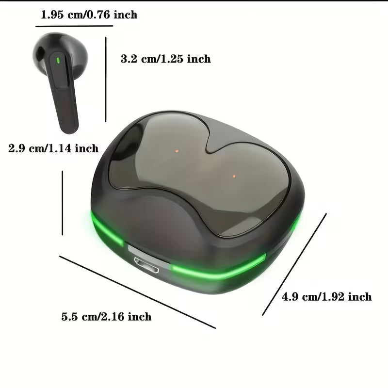 Wireless Earphones Headphones Touch In-Ear TWS Wireless Earbuds Sports Music Game Headset for LOS/Android