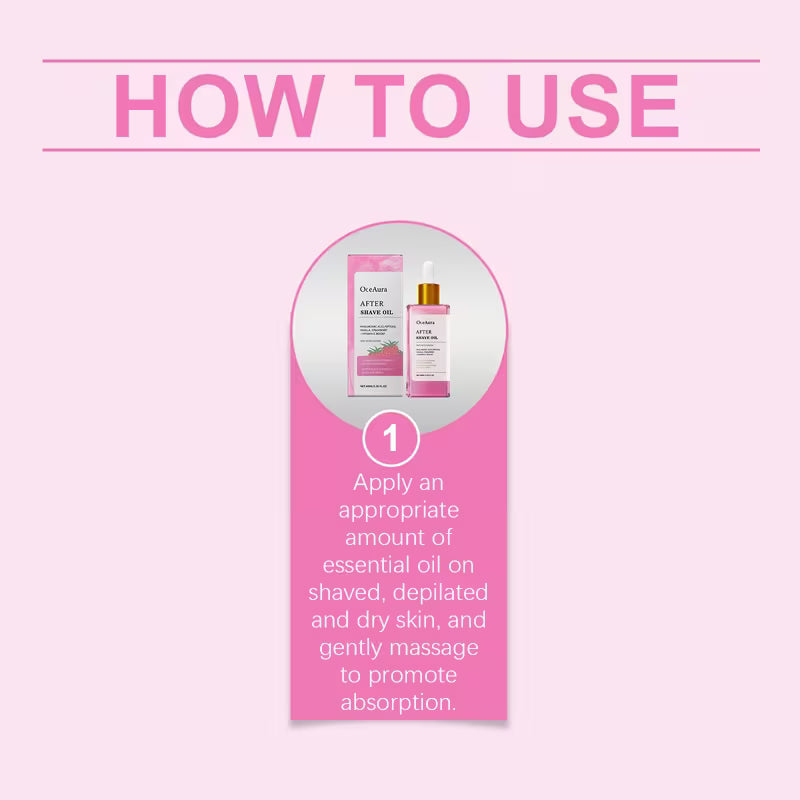 Two Set Berry-Scented Post-Shaving Hydration Oil