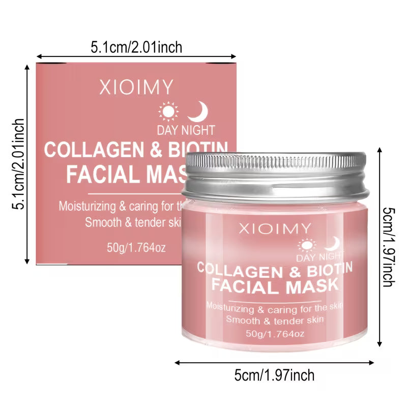 Day & Night Collagen Facial Mask with Biotin