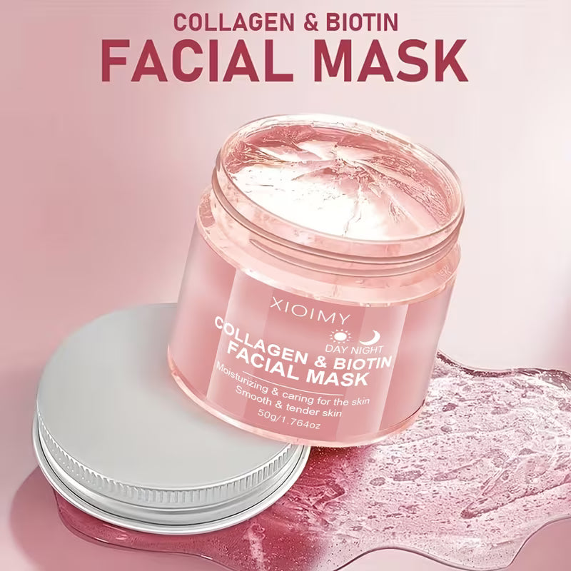 Day & Night Collagen Facial Mask with Biotin