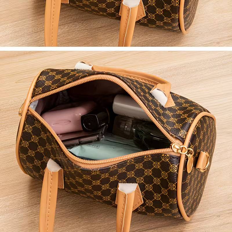 Vintage style shoulder strap handbag