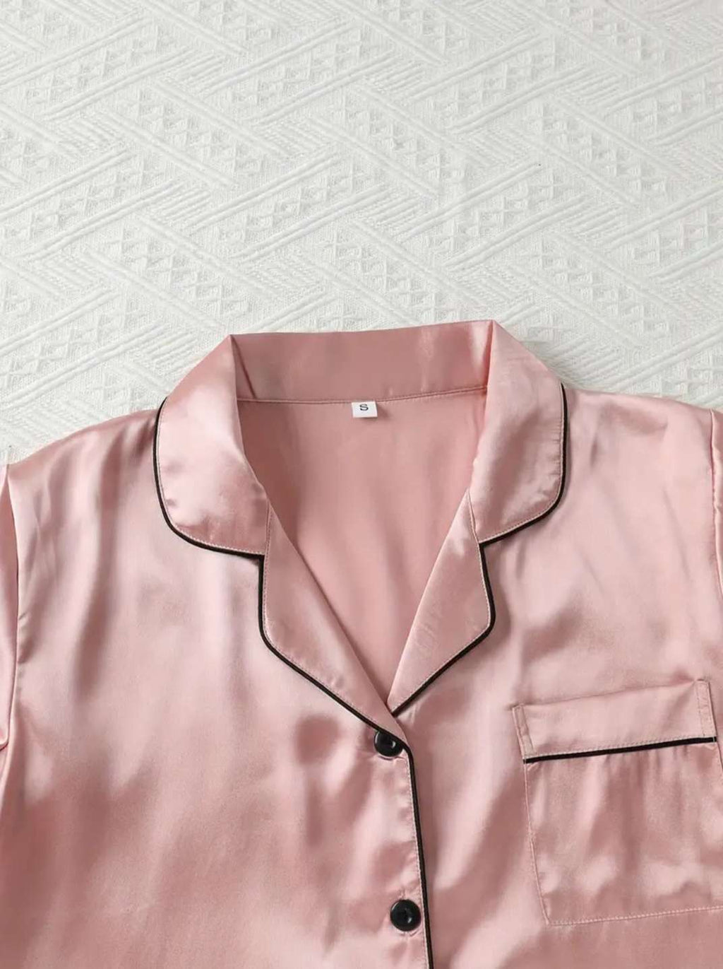 Cozy Long Sleeve Satin Pajama Set