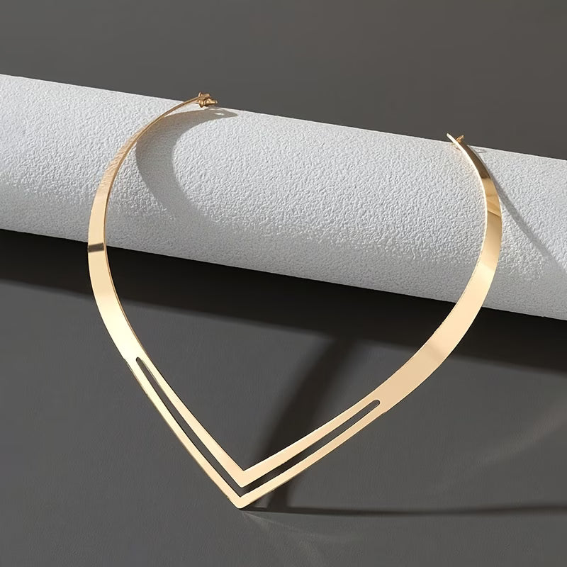 Women's Alloy V-Shaped Design Necklace