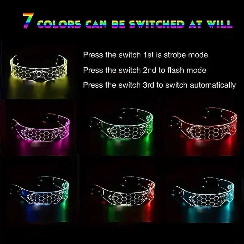 LED Light-Up Glasses